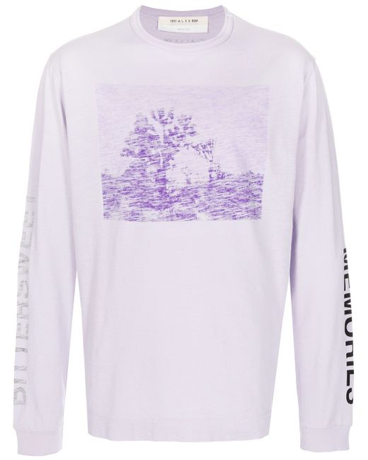1017 Alyx 9Sm graphic-print long-sleeved T-shirt