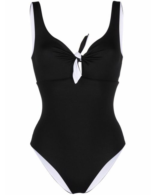 Fisico knot detail swimsuit