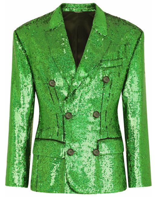 Dolce & Gabbana sequinned double-breasted blazer