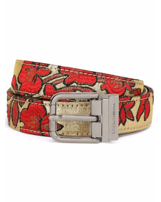 Dolce & Gabbana -print buckle belt
