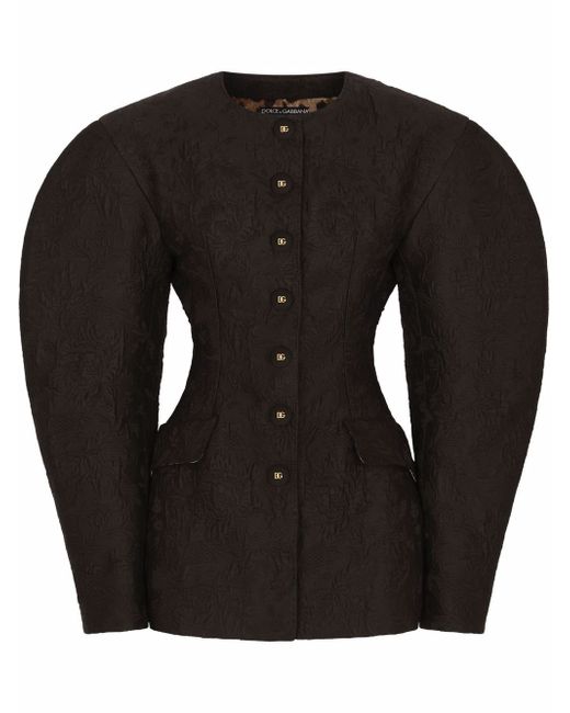 Dolce & Gabbana long-sleeve button-fastening jacket