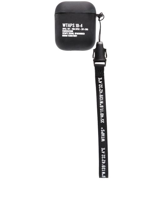 Wtaps logo-print headphone case