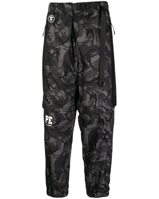 Aape By *A Bathing Ape® camo-print tapered trousers