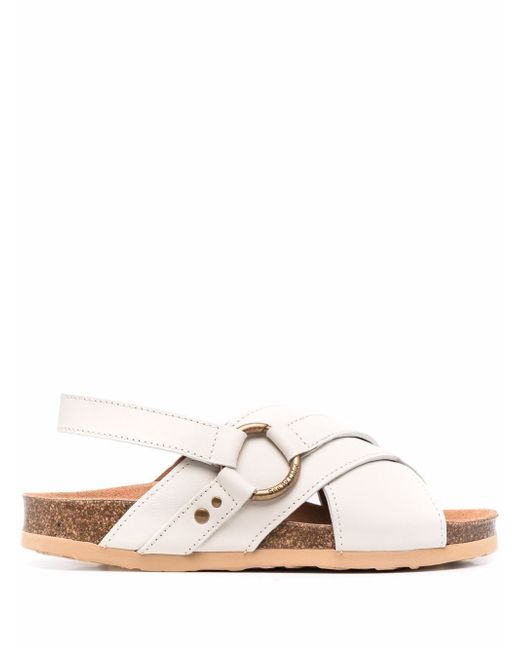 See by Chloé crossover slingback sandals