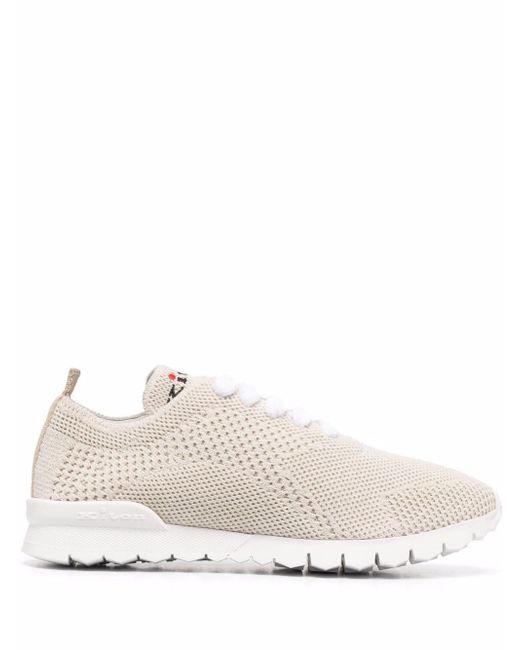 Kiton knitted lace-up sneakers