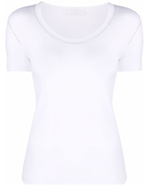 Fabiana Filippi scoop-neck cotton T-shirt