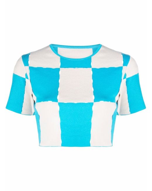 Jacquemus patchwork cropped top