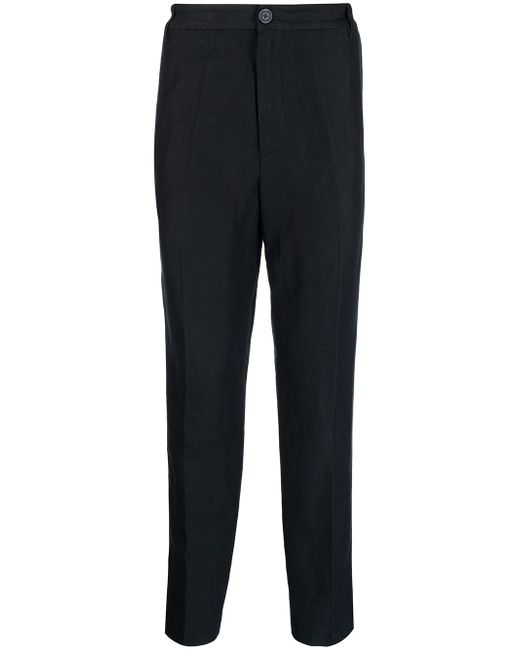 Armani Exchange high-rise tapered trousers