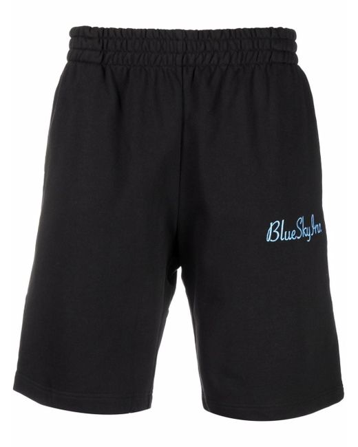 Blue Sky Inn washed-print elasticated shorts