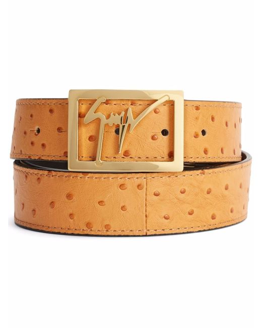 Giuseppe Zanotti Design logo-buckle belt
