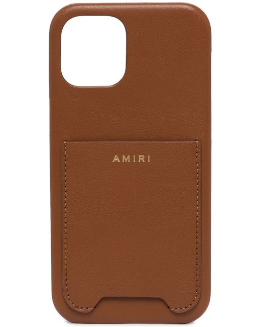 Amiri logo-embossed-iPhone-case
