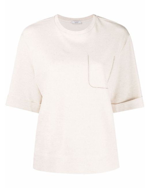 Peserico faux-pocket short-sleeve T-shirt