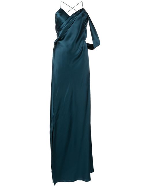Michelle Mason V-neck silk dress
