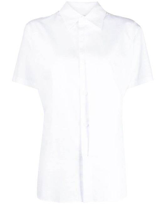 Y's panelled short-sleeve shirt