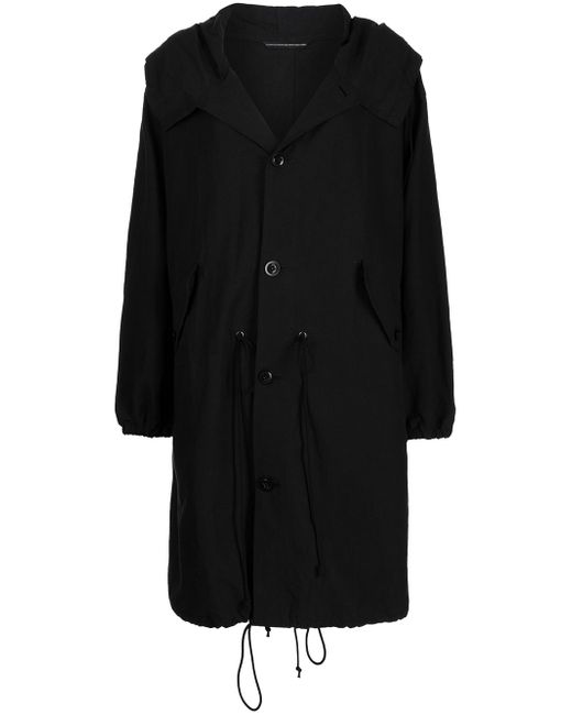 Y's oversized hooded coat