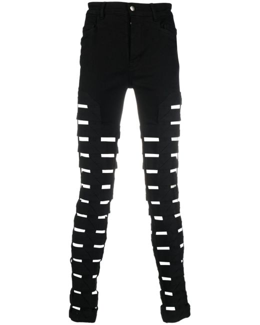 Rick Owens Spartan cut-out skinny jeans