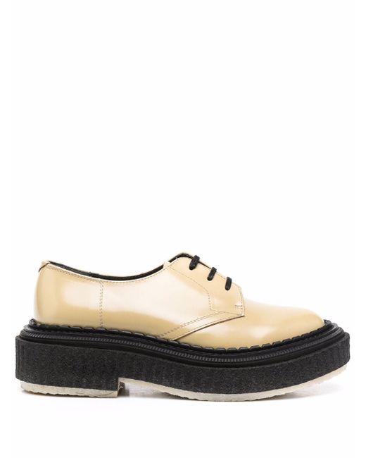 Adieu Paris chunky lace-up leather Oxford shoes