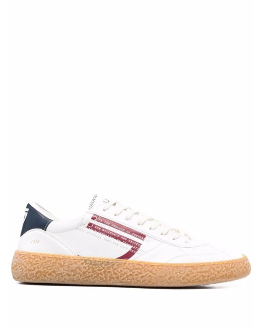 puraai low-top lace-up trainers