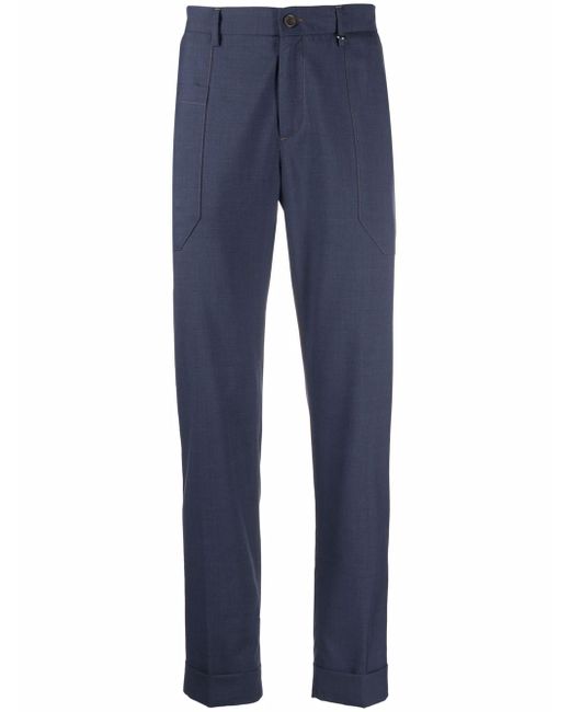 Canali straight-leg tailored trousers