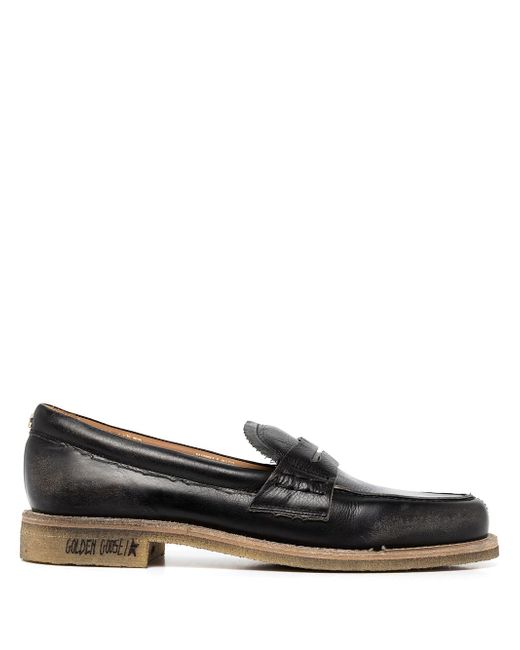 Golden Goose leather moccasin loafers