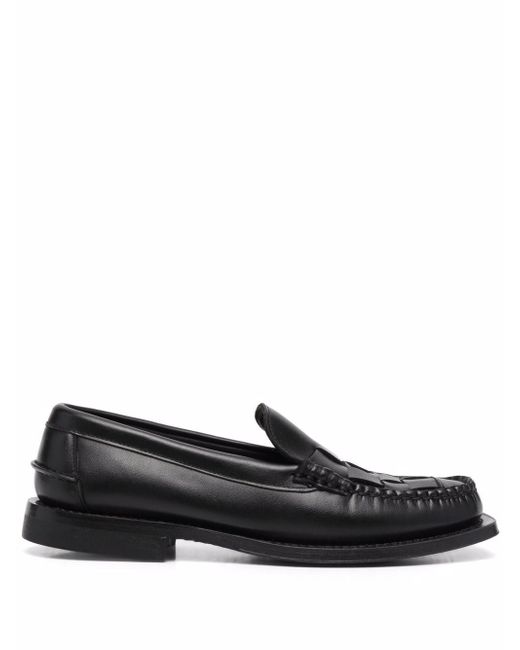 Hereu Nonbela woven-leather loafers