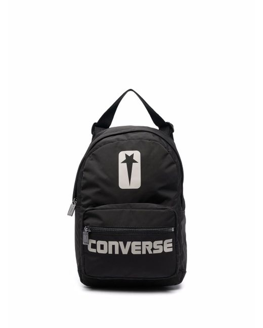 Rick Owens DRKSHDW X Converse logo-print backpack
