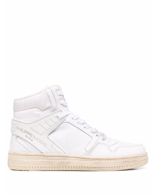 Philippe Model high-top leather sneakers