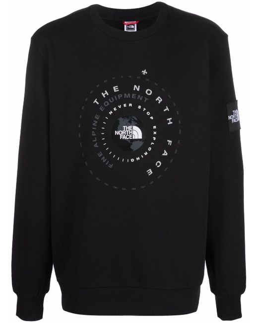 The North Face logo-print crew neck sweatshirt