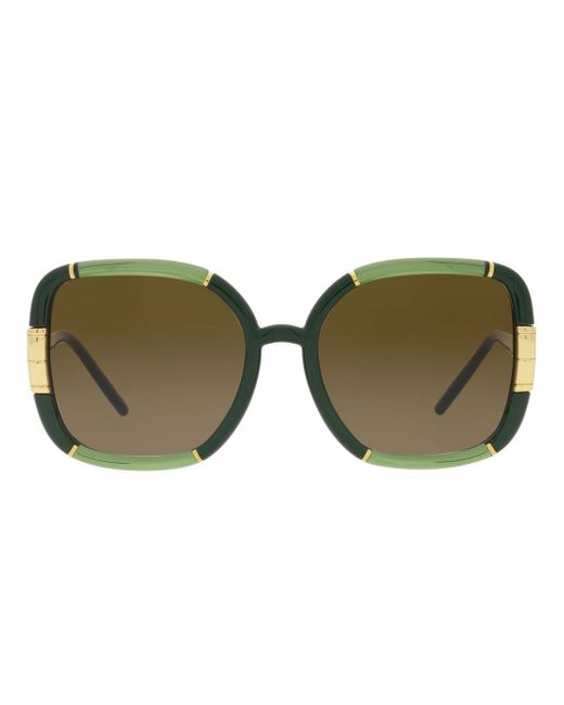 Tory Burch logo-hinge square-frame sunglasses
