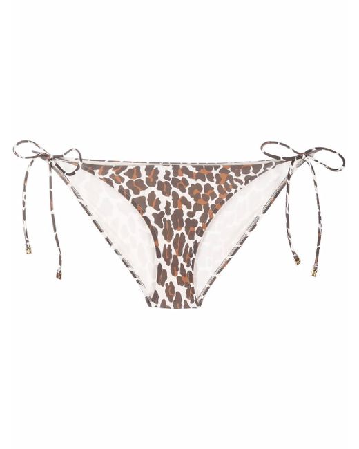 Tory Burch leopard-print bikini bottoms