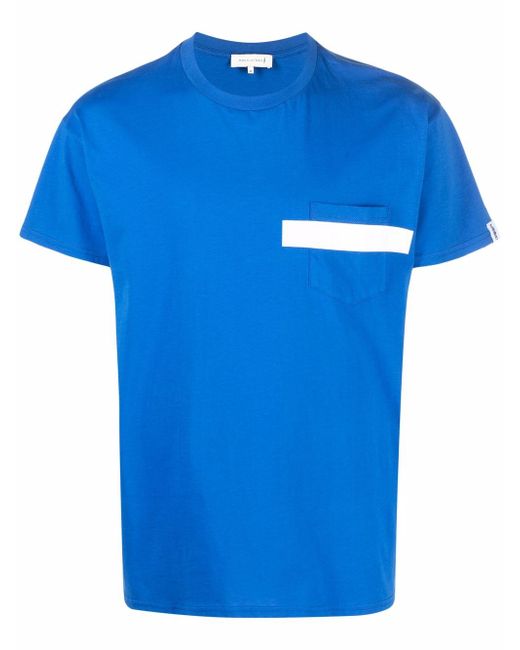 Mackintosh stripe-detail short-sleeve T-shirt