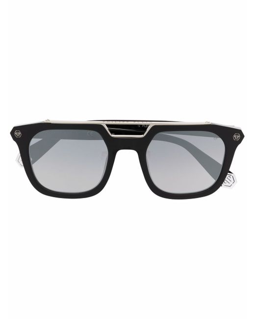 Philipp Plein Eyewear top bar square-frame sunglasses