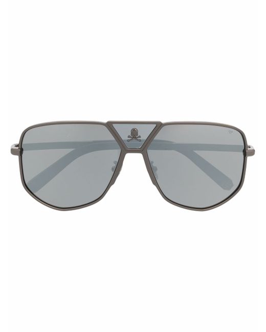 Philipp Plein Eyewear tinted aviator-frame sunglasses