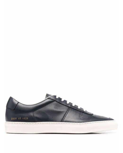 Common Projects BBall leather low-top trainers