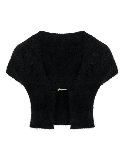 Jacquemus Neve cropped knitted top
