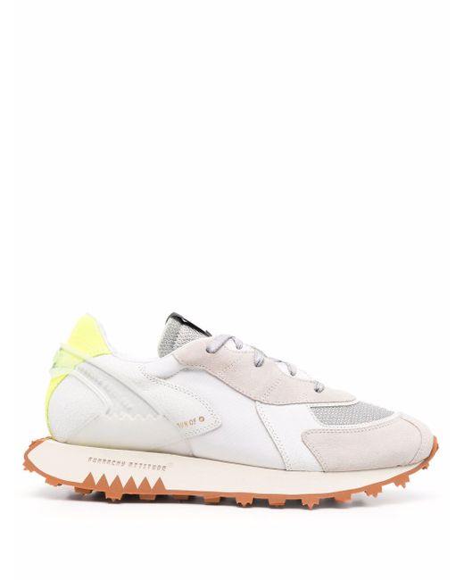 Run Of colour-block panelled sneakers