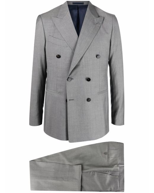 D4.0 double-breasted two-piece suit