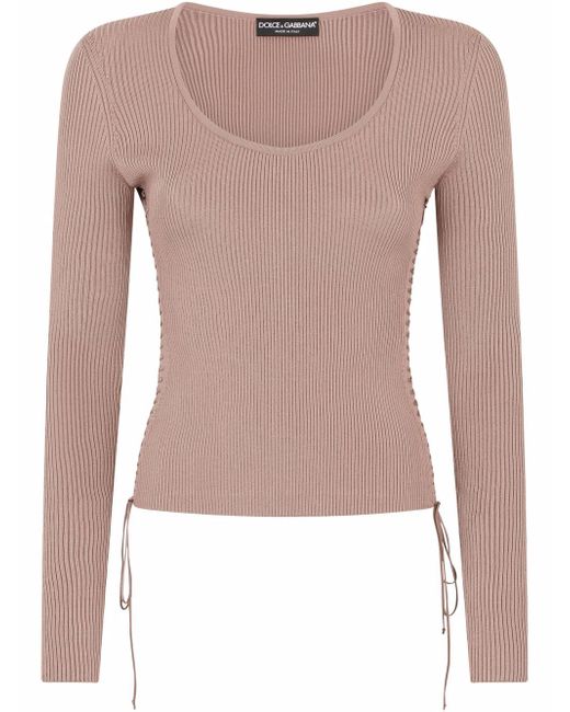 Dolce & Gabbana ribbed knitted top