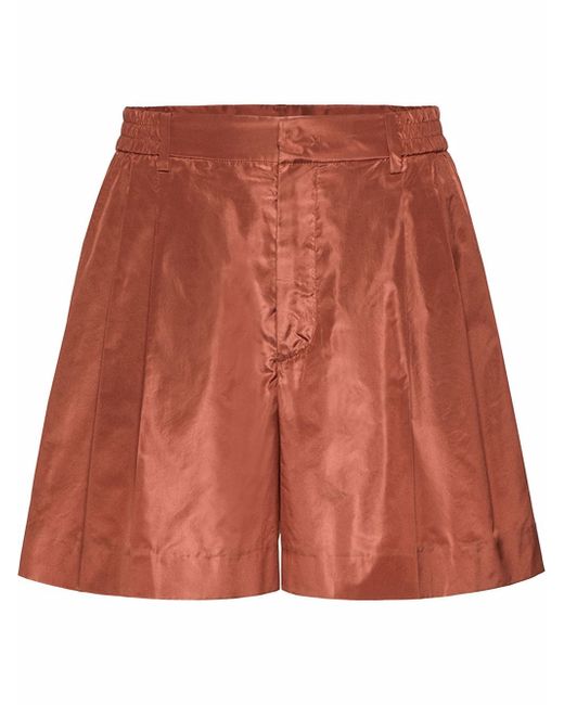 Valentino pressed-crease tailored shorts