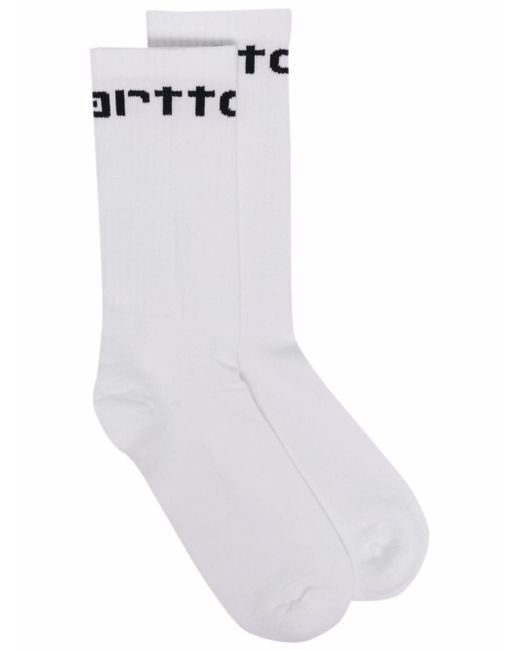 Carhartt Wip logo-intarsia socks