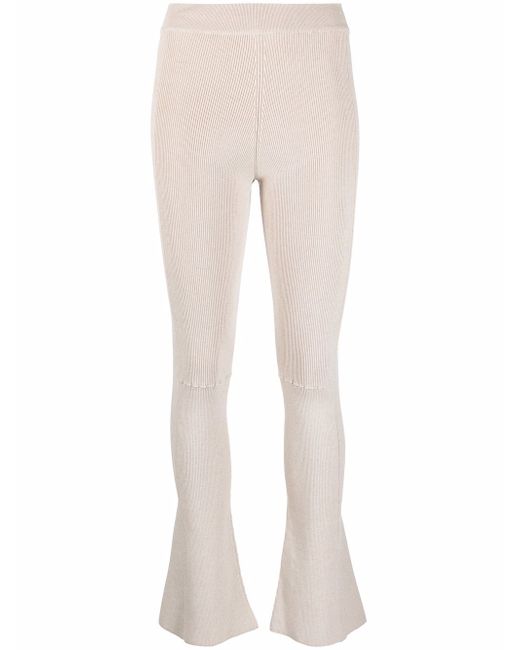 Jacquemus flared knitted trousers
