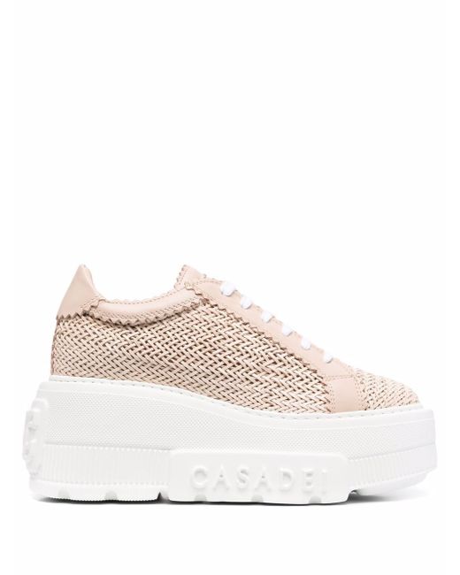 Casadei interwoven-detail chunky sneakers