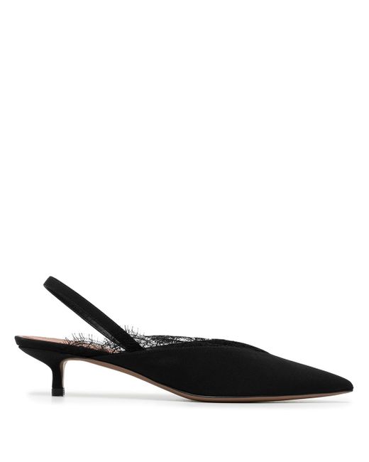 Neous sling-back suede mules