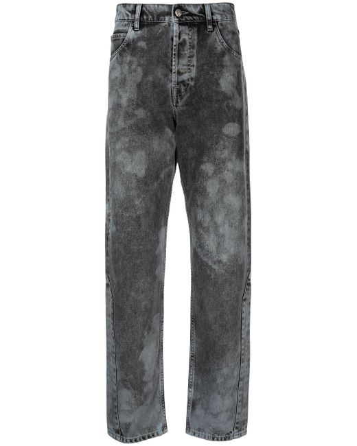 A-Cold-Wall stonewashed straight leg jeans