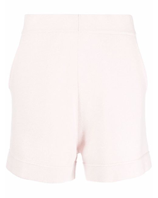 Allude high-waisted knitted shorts