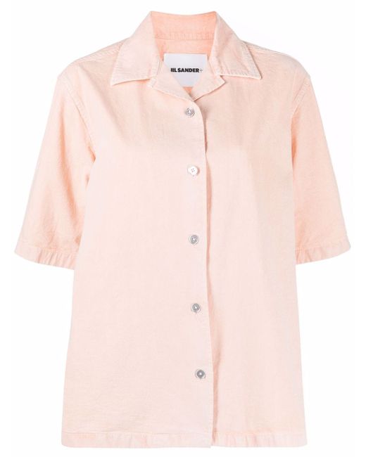 Jil Sander short-sleeved cotton shirt