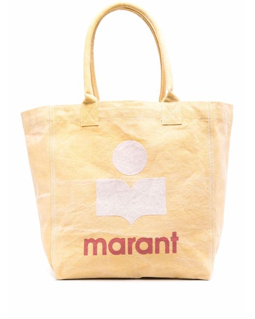 Isabel Marant Etoile logo-print tote bag