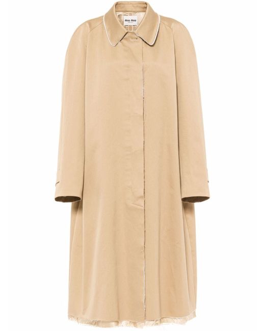 Miu Miu single-breasted chino coat