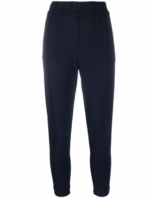 Le Tricot Perugia cropped slim-fit trousers