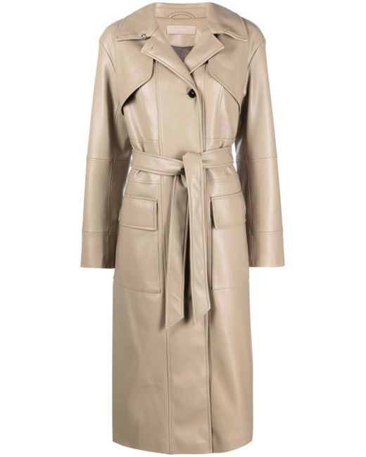 12 Storeez belted double-breasted trench coat